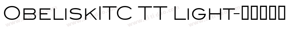 ObeliskITC TT Light字体转换